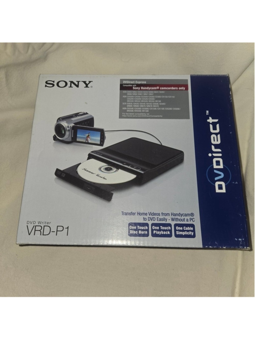 Sony DVDirect Express Multi-Function DVD writer for Handycam UNTESTED